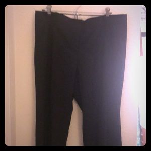 JCrew Size 10 wool wide leg trousers black